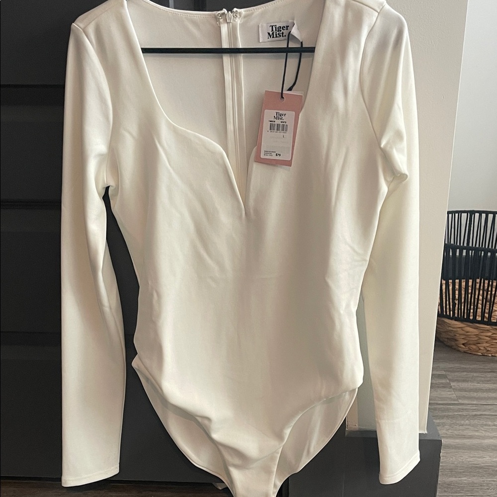 Tiger Mist long sleeve bodysuit